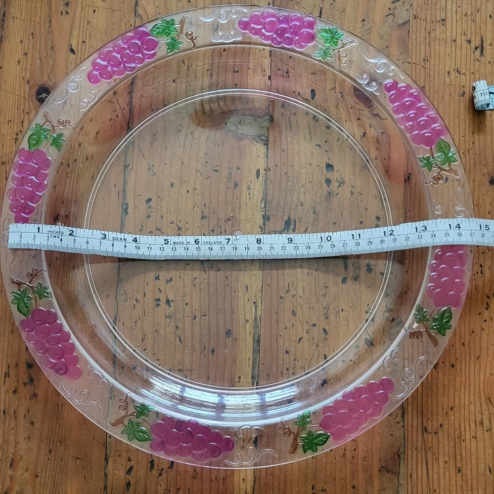 Heavy Weight Decorative Plastic Catering Serving Trays